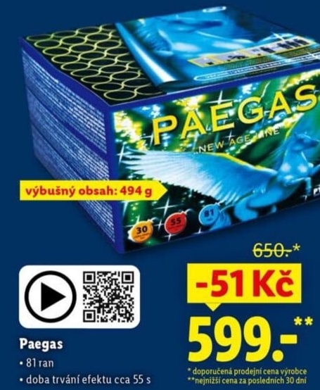 Ohňostroj Paegas Pyroco