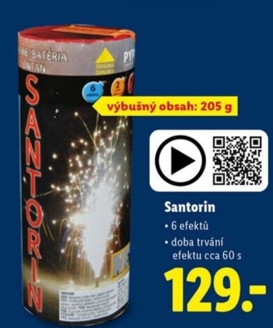 Ohňostroj Santorin Pyroco