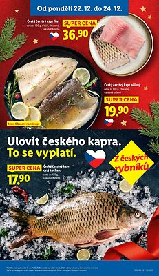 akční leták Lidl 22.12.2025-24.12.2025