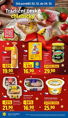 akční leták Lidl 22.12.2025-24.12.2025