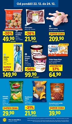 akční leták Lidl 22.12.2025-24.12.2025