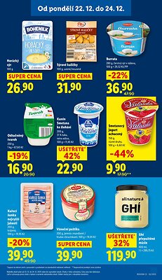 akční leták Lidl 22.12.2025-24.12.2025