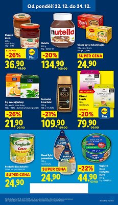 akční leták Lidl 22.12.2025-24.12.2025