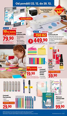akční leták Lidl 22.12.2025-24.12.2025