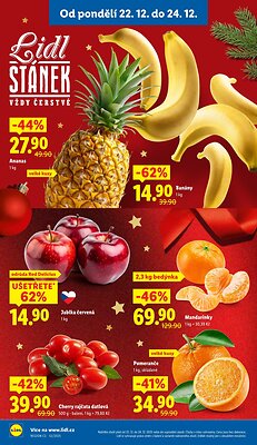 akční leták Lidl 22.12.2025-24.12.2025