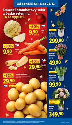 akční leták Lidl 22.12.2025-24.12.2025