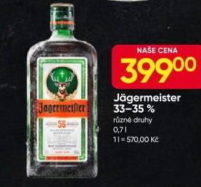 Bylinný likér Jägermeister