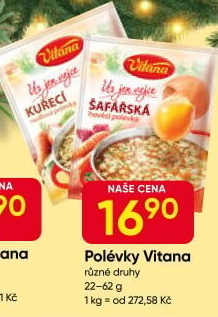 Instantní polévky Vitana