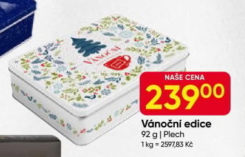 Kolekce čajů Vánoční edice Jemča - plechová dóza