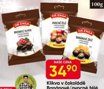 Ovocné želé v čokoládě Dr.Ensa