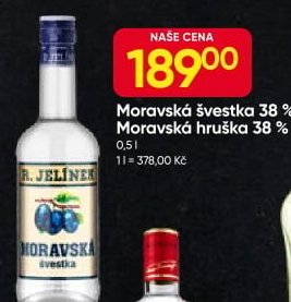 Pálenka Švestka Moravská Rudolf Jelínek