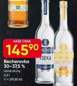 Vodka ochucená Becherovka