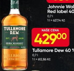 Whiskey irská Tullamore Dew