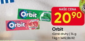 Žvýkačky Orbit