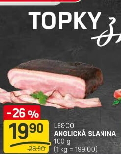 Anglická slanina LE&amp