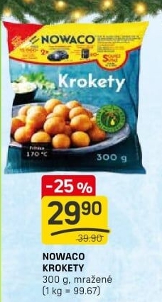 Krokety mražené Nowaco