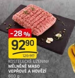 Mělněné maso mix Kostelecké uzeniny