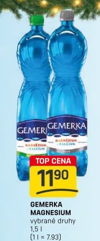 Minerální voda Gemerka