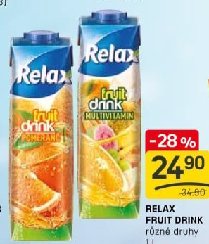 Nápoj Fruit drink Relax