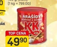 Pražené arašídy KK