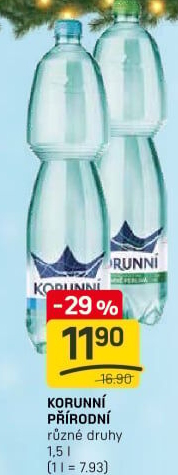 Přírodní voda Korunní