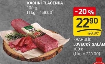 Salám lovecký Krahulík