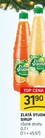 Sirup Zlatá studna