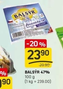 Sýr Balsýr Mlékárna Žirovnice