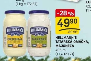 Tatarská omáčka Hellmann'