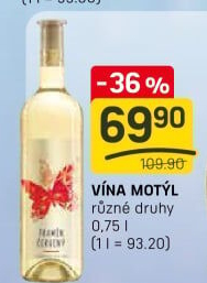 Vína Motýl Víno Mikulov