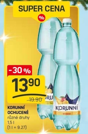 Voda ochucená Korunní