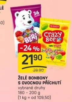 Želé bonbony Roshen