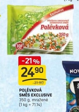 Zeleninová polévková směs mražená exclusive