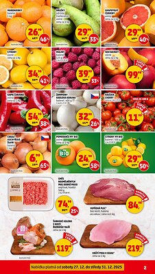 akční leták Penny Market 27.12.2025-31.12.2025