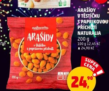 Arašídy v těstíčku Naturalia