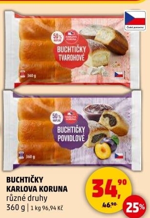 České buchtičky Karlova Koruna