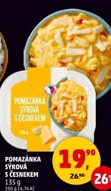 Česneková pomazánka se sýrem