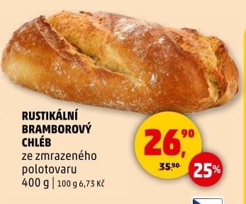 Chléb bramborový rustikální