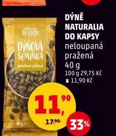 Dýňová semínka pražená Naturalia