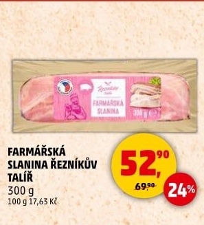 Farmářská slanina Řezníkův talíř