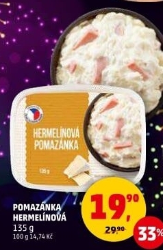 Hermelínová pomazánka
