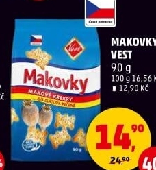 Krekry makovky Vest