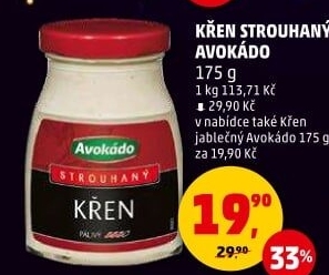 Křen ochucený Avokádo
