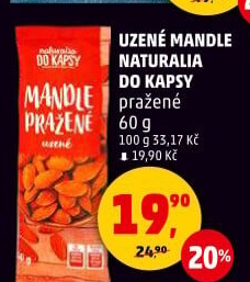 Mandle uzené pražené Naturalia