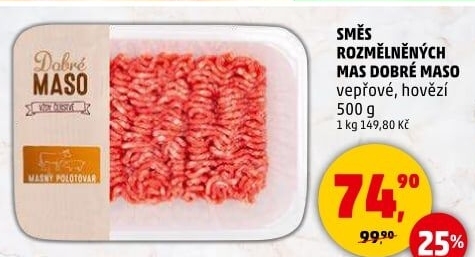 Mělněné masa mix Dobré maso