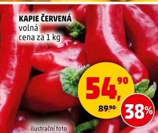Paprika červená kapie