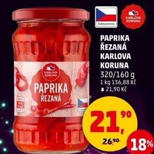 Paprika Karlova Koruna