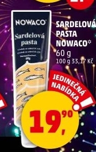 Pasta sardelová Nowaco