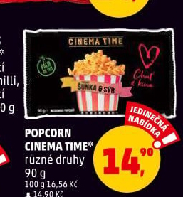Popcorn do mikrovlnky Cinema Time