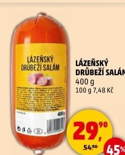 Salám drůbeží lázeňský